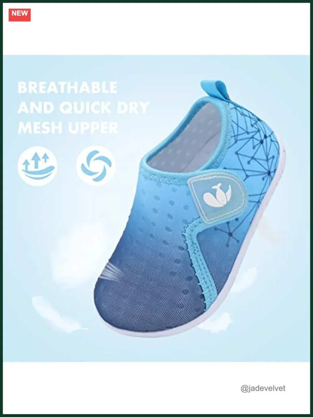 Baby Water Shoes - Quick-Dry Non-Slip Aqua Socks for Beach Pool Swim Toddler